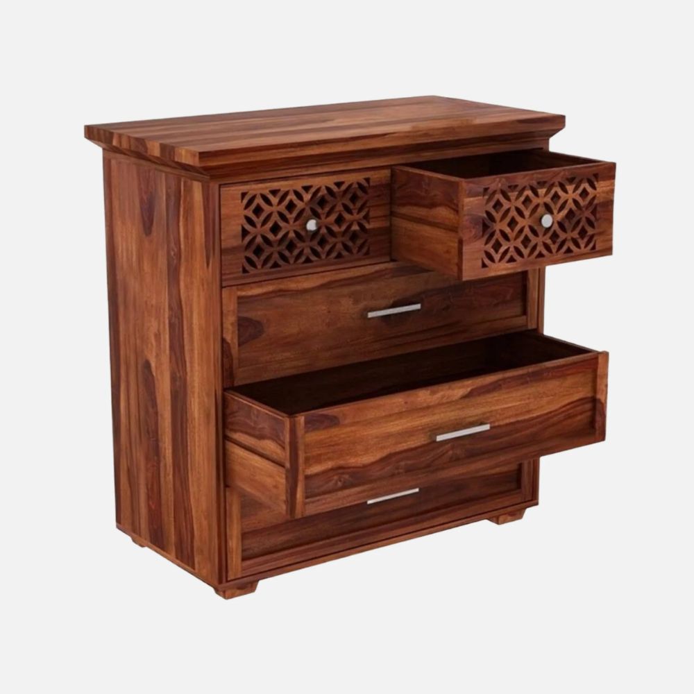 Matilda sheesham wood chest of drawers