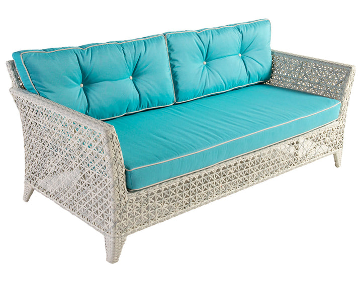 Arcuri Outdoor Sofa Set 2 Seater , 2 Single seater and 1 Center Table (Pearl White)