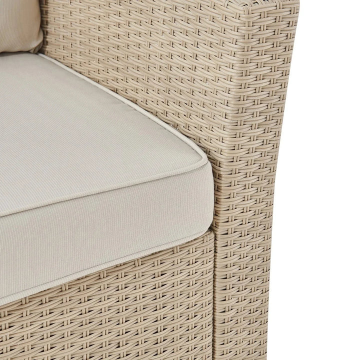 Yue 3-Seater Outdoor Rattan Wicker Patio Sofa