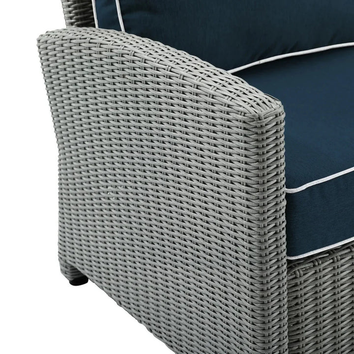 Everly L-Shape Outdoor Wicker Sofa Set