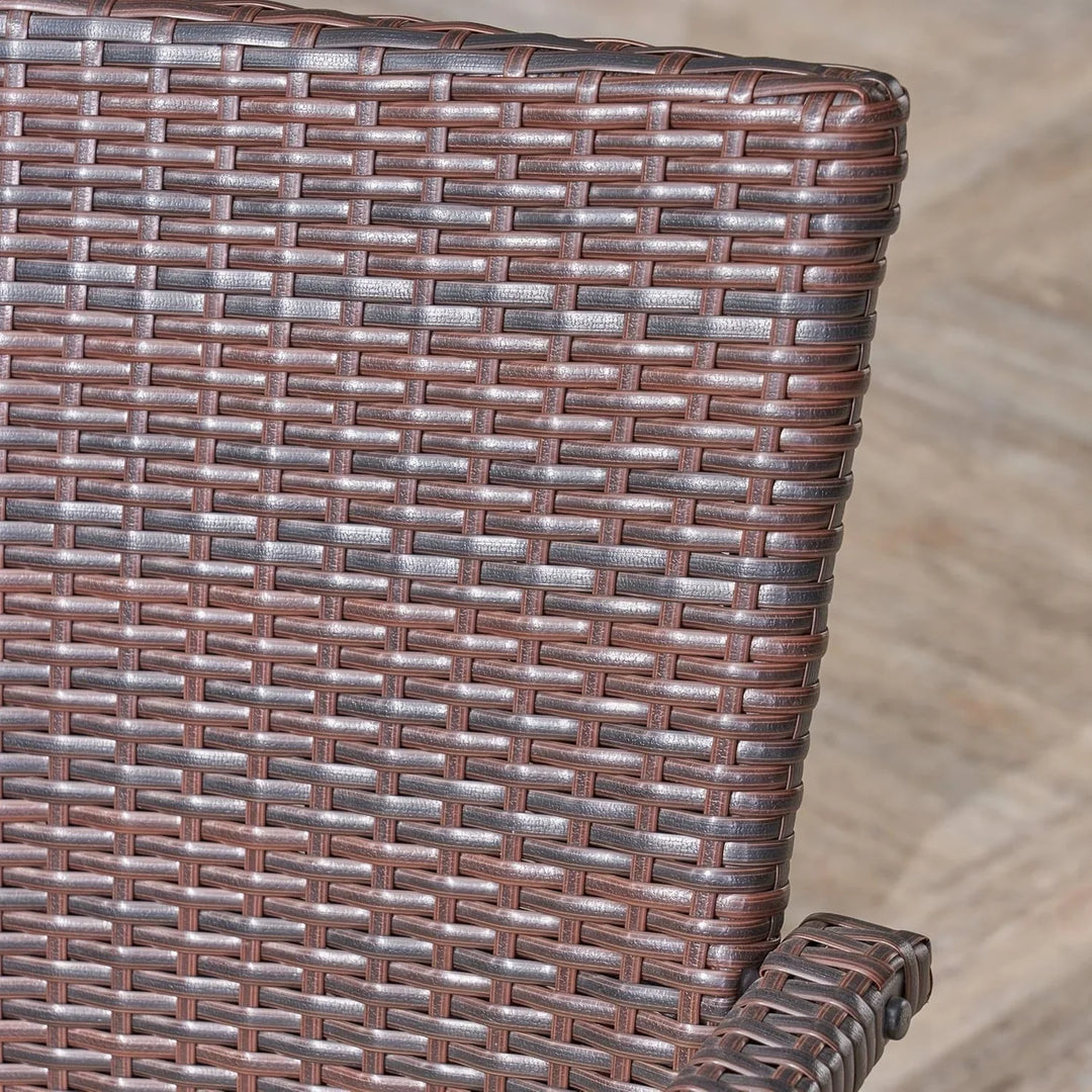 Janhavi 7-Piece Outdoor Rattan Wicker Dining Set