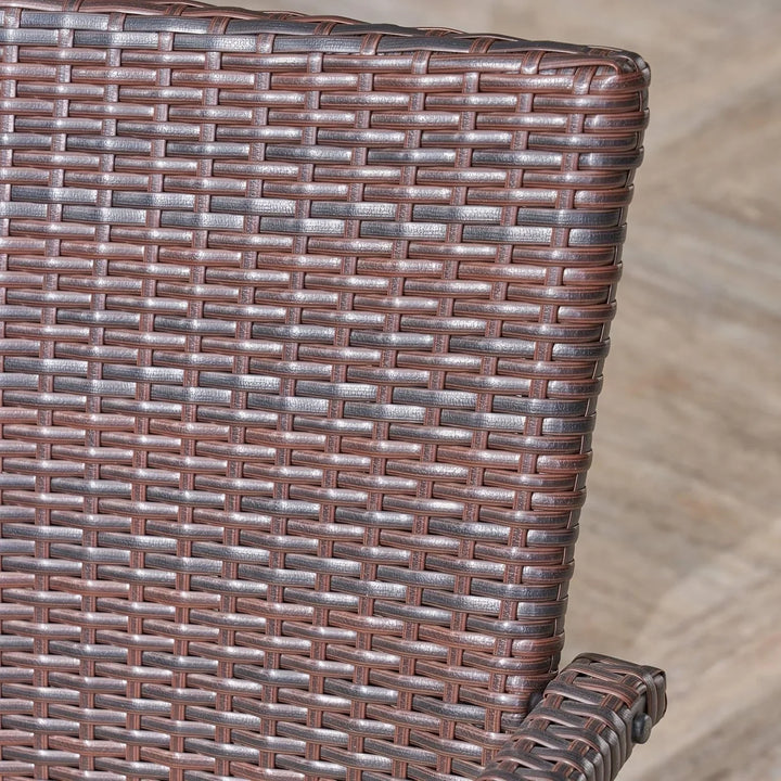 Janhavi 7-Piece Outdoor Rattan Wicker Dining Set