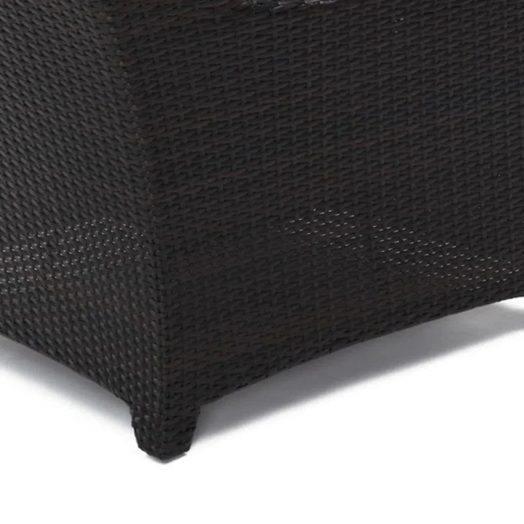 Araceli All Weather Outdoor Wicker Garden L-Shape Sectional Conversation Set