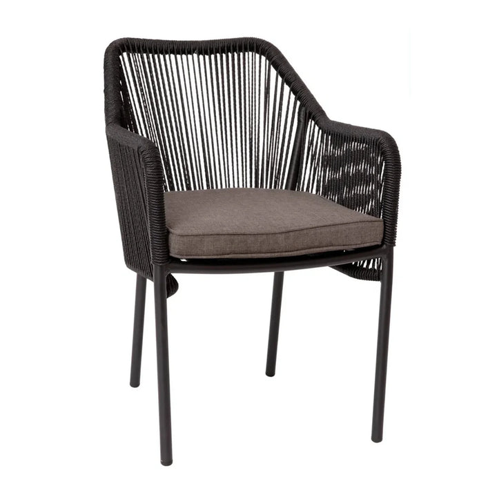 Magnolia 2-Piece Outdoor Rope Patio Dining Chairs