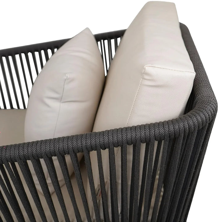 Pranavi Outdoor 4 Seater Rope Sofa Set