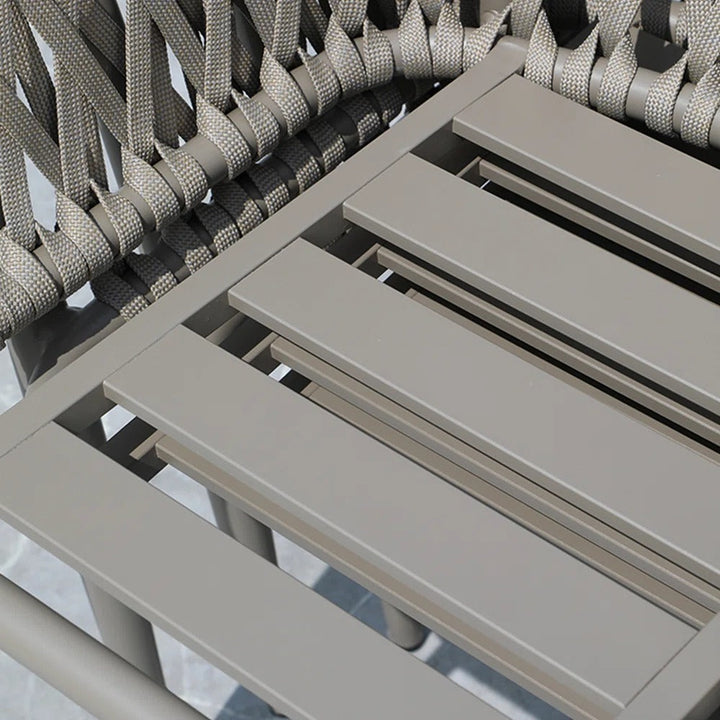 Ayla Outdoor Patio Seating Set 2 Chairs and 1 Table Set (Beige)