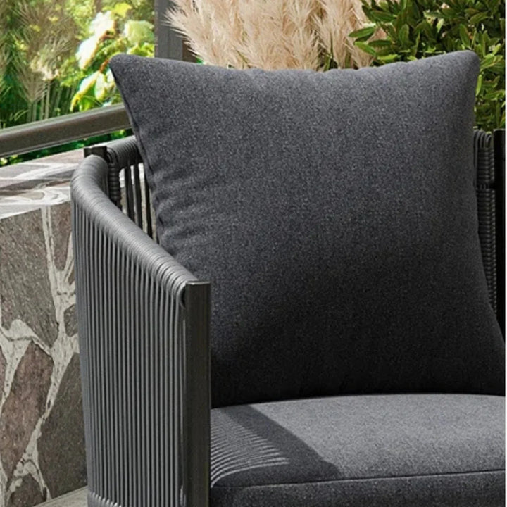 Mackenzie 2-Piece Outdoor Rope Patio Dining Chairs