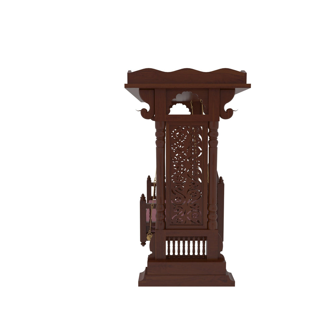 Diksha Vintage Denver Dark Finished Wooden Handmade Swing