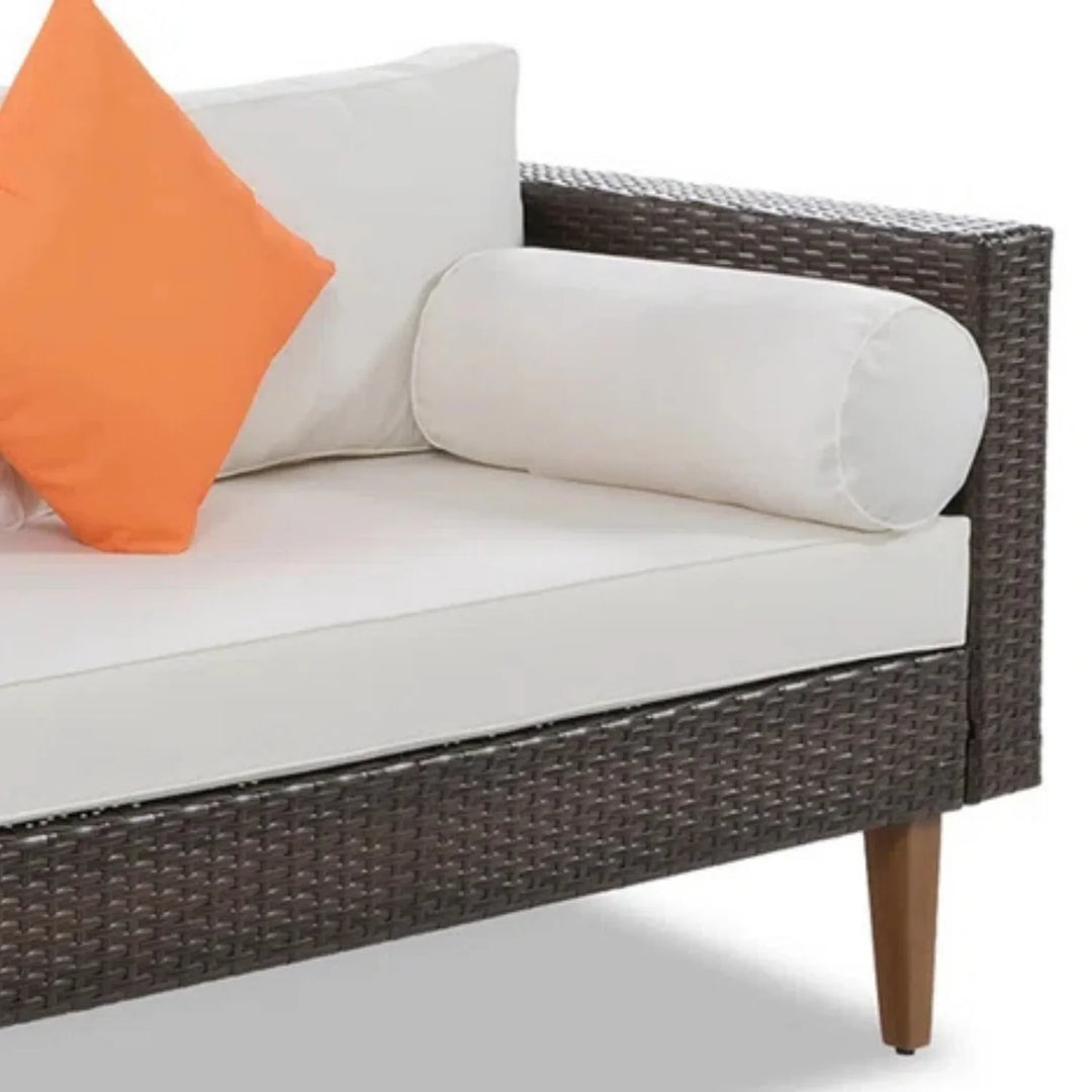 Manuela 3-Pieces Outdoor Wicker  L-Shape Sofa Set