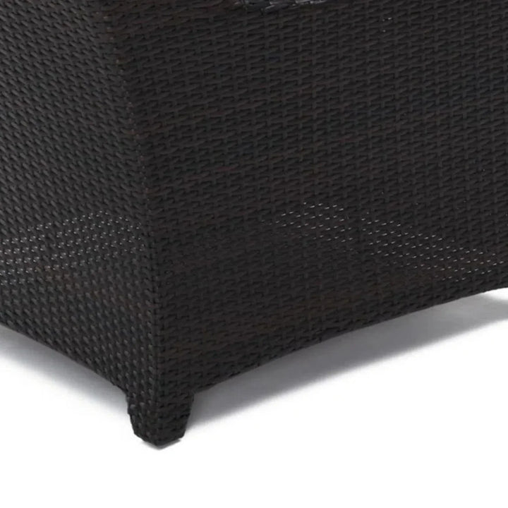 Dahabo All Weather Outdoor Wicker Garden L-Shape Sectional Conversation Set