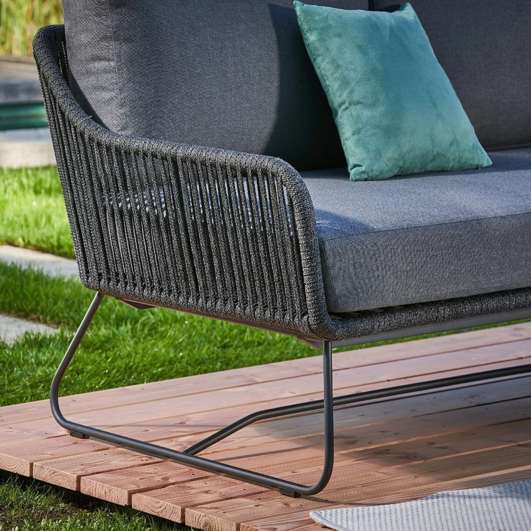 Shan 5-Seater L-Shape Outdoor Rope Sofa Set
