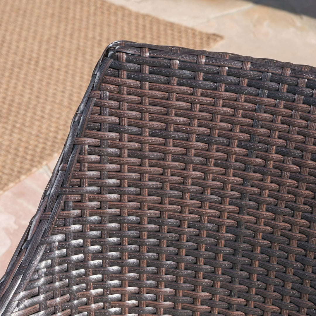 Thembi 9-Piece Outdoor Rattan Wicker Square Dining Set