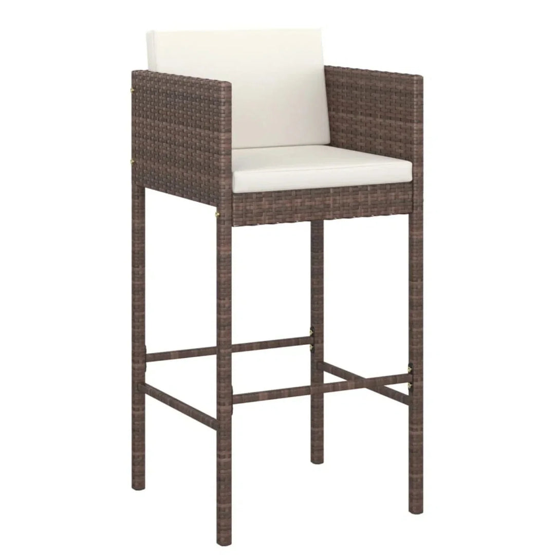 Nami 5-Piece Outdoor Rattan Wicker Bar Set