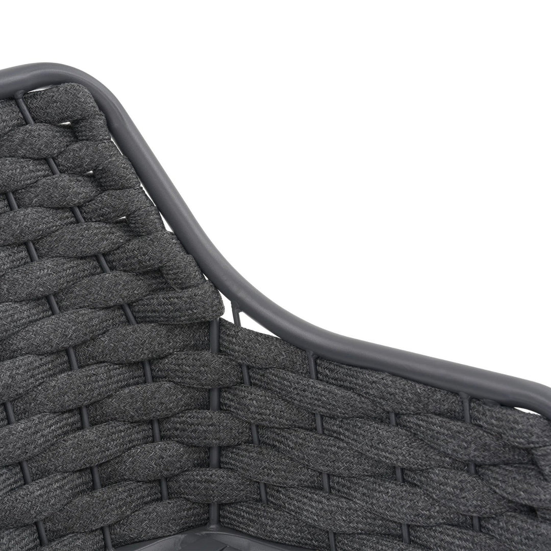 Samaira 2-Piece Outdoor Rope Bar Chairs – Stylish Comfort Built to Last