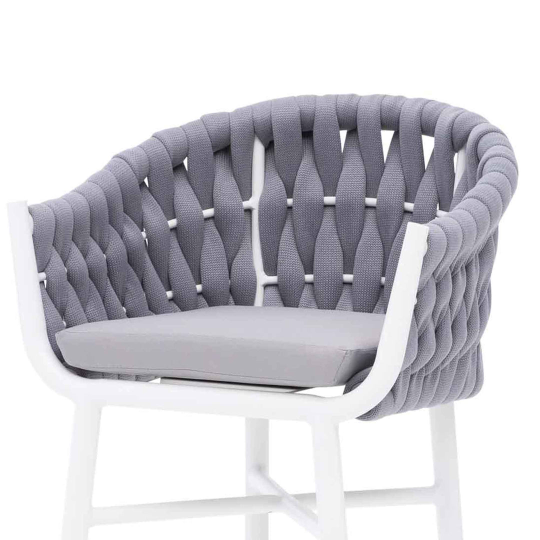 Ece Outdoor Patio Bar Chair 2 Chairs For Balcony Braided & Rope