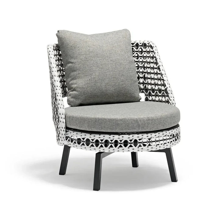 Lujayn Outdoor Double Tone Rattan Wicker  Sofa Set