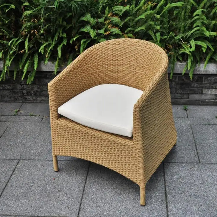 Pepe Outdoor Patio Seating Set 4 Chairs and 1 Table Set (Honey) - Coffee Table Sets