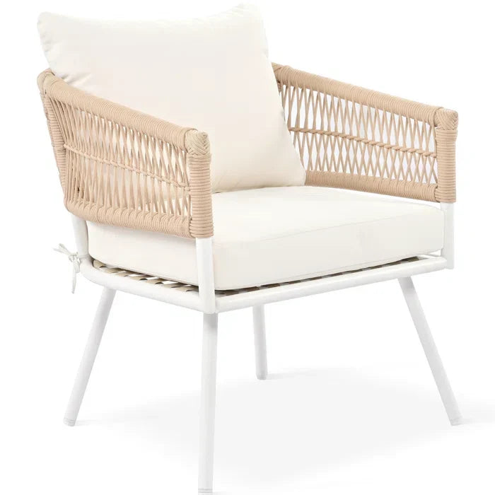 Frias Outdoor Sofa Set 2 Seater, 2 Single seater and 1 Center Table Braided & Rope