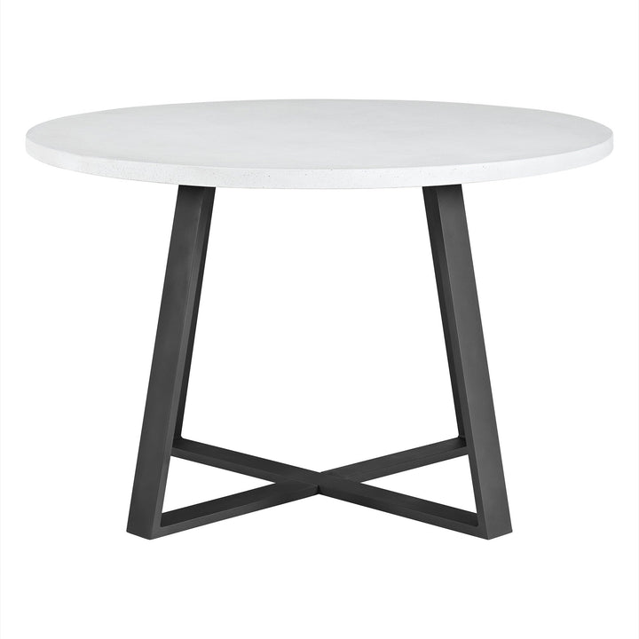 Muno Outdoor Patio Seating Set 4 Chairs and 1 Table Set (Black) Braided & Rope