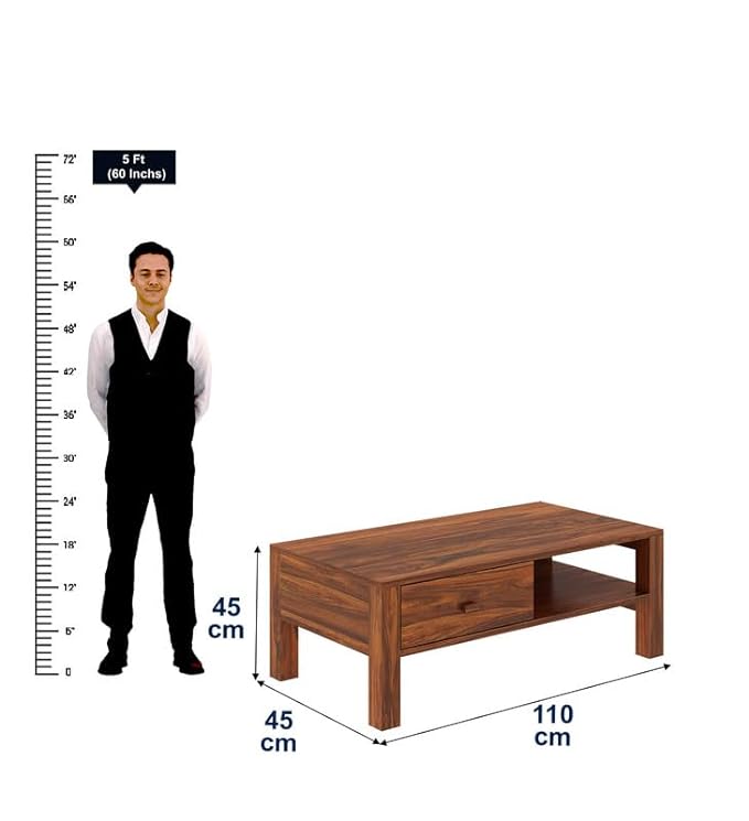 Arabic Solid Sheesham Wood Coffee Table - 1 Year Warranty Tables