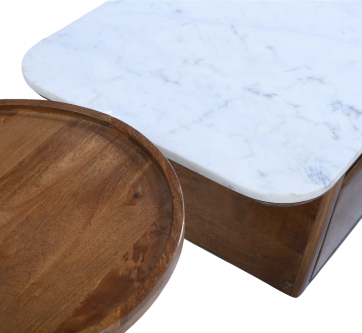 Charvi Spectra Wooden Nesting Centre Tables