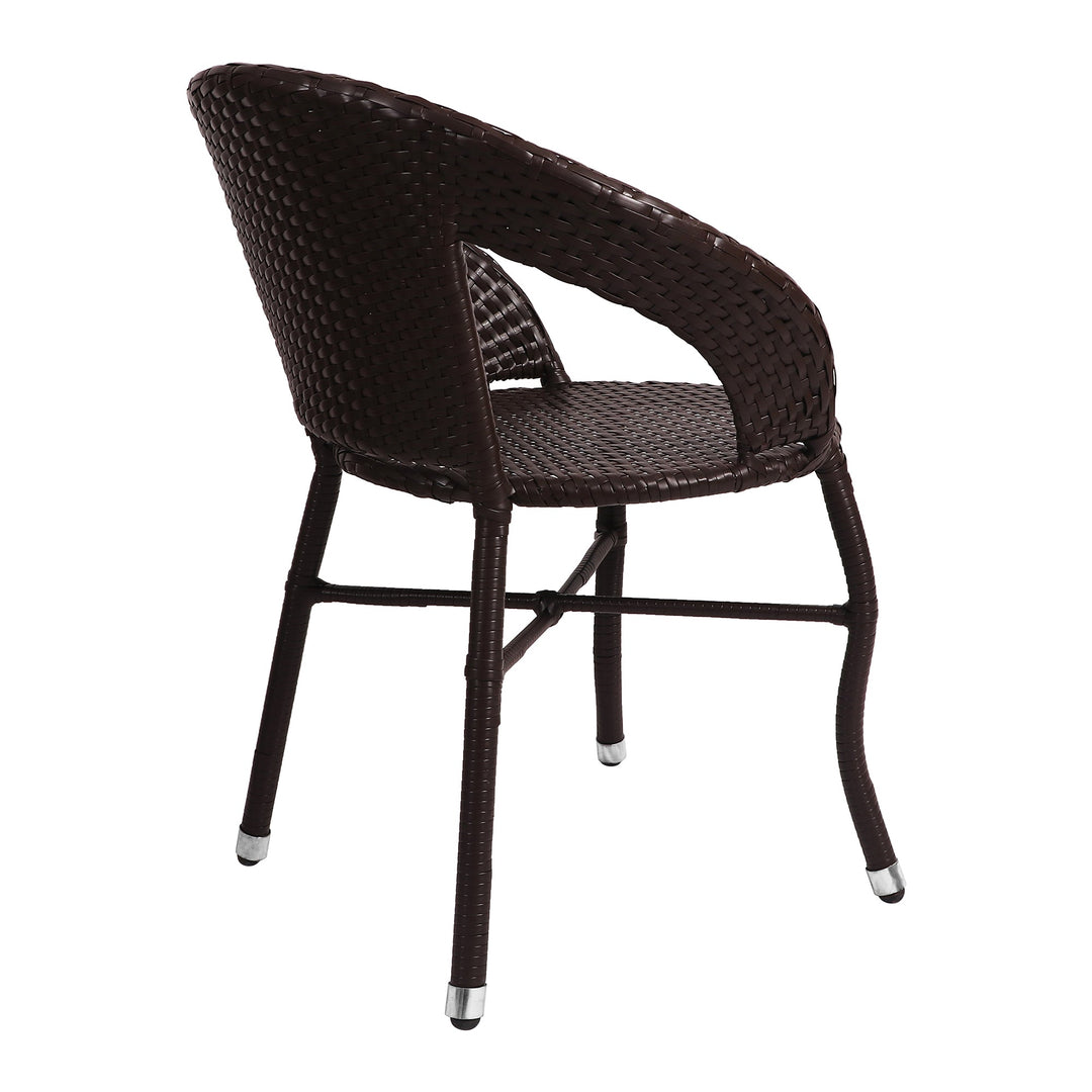 Emperor Outdoor Patio Seating Set 2 Chairs Set (Brown)