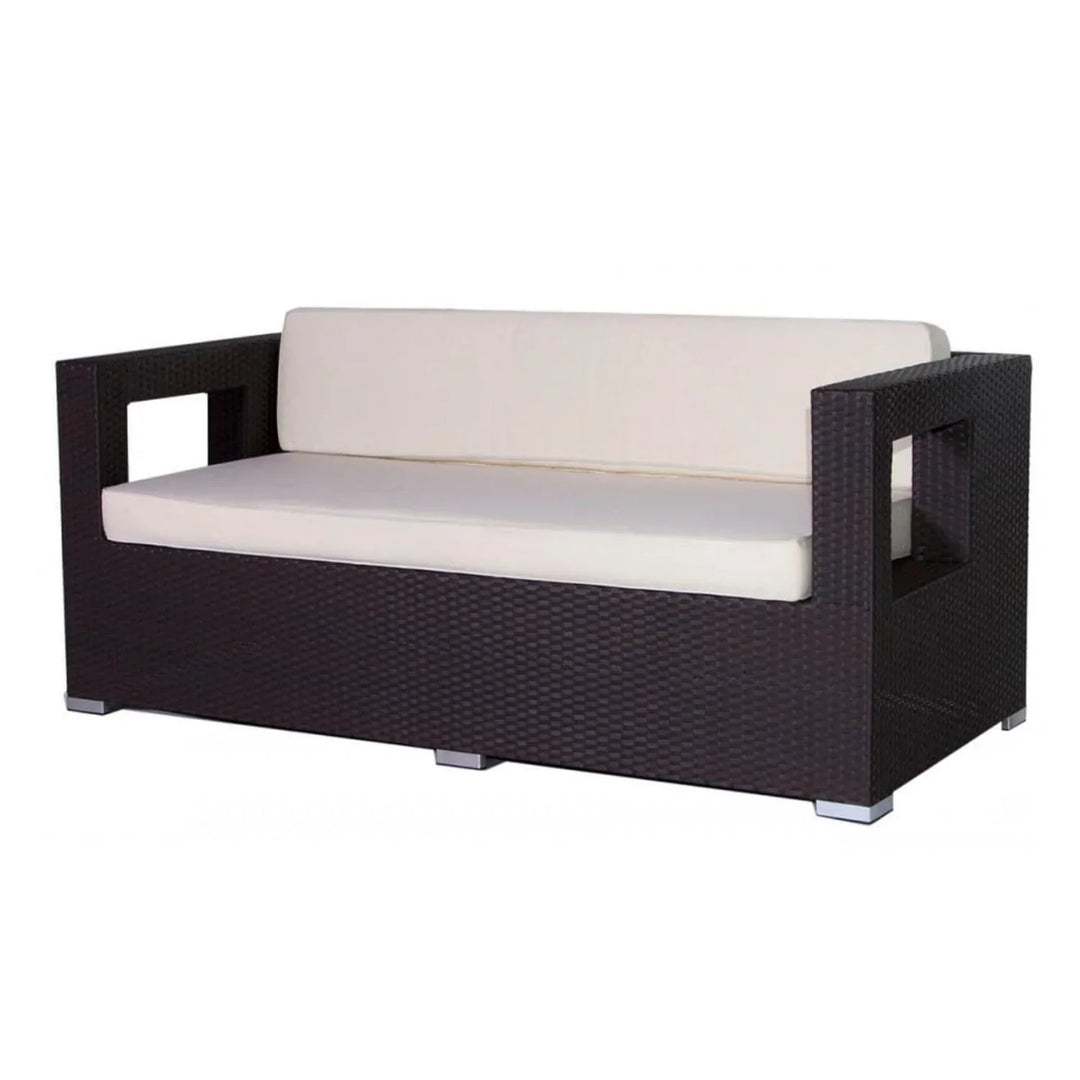 Charita 3-Seater Outdoor Rattan Wicker Patio Sofa