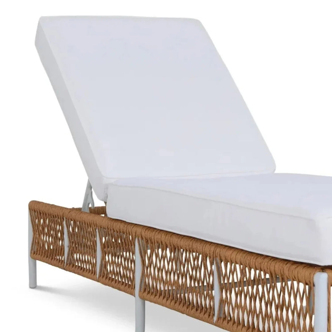 Giavanna Outdoor Rope Lounge Chairs Set of 2 with Thick Cushions