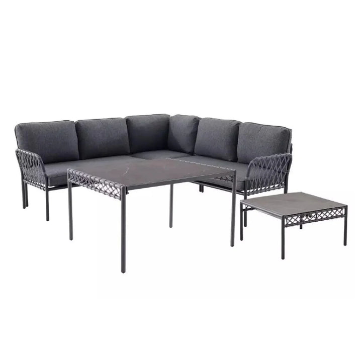 Waverly Outdoor Rope 5 Seater L-Shape Sofa
