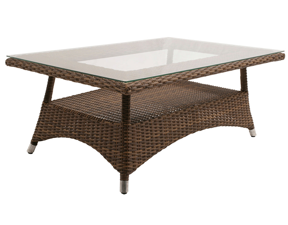 Italo Outdoor Sofa Set 2 Seater , 2 Single seater and 1 Center Table (Brown)