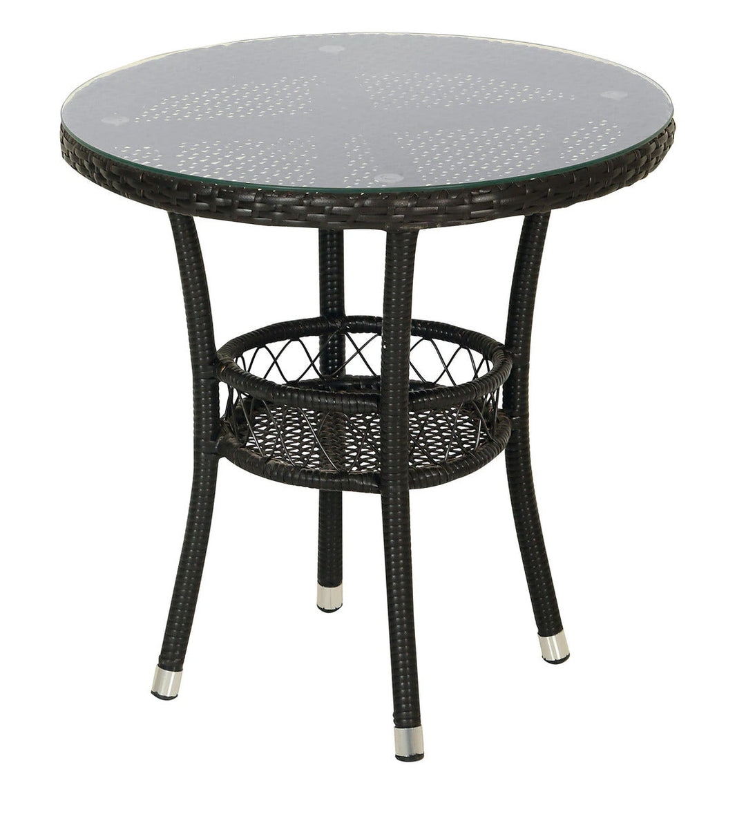 Ted Outdoor Patio Seating Set 2 Chairs and 1 Table Set (Black)