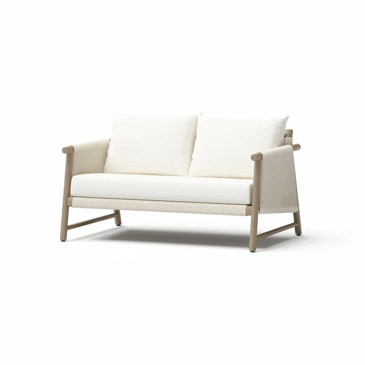 Alfi Outdoor Sofa Set 2 Seater, 2 Single seater and 1 Center Table Braided & Rope (Cream)