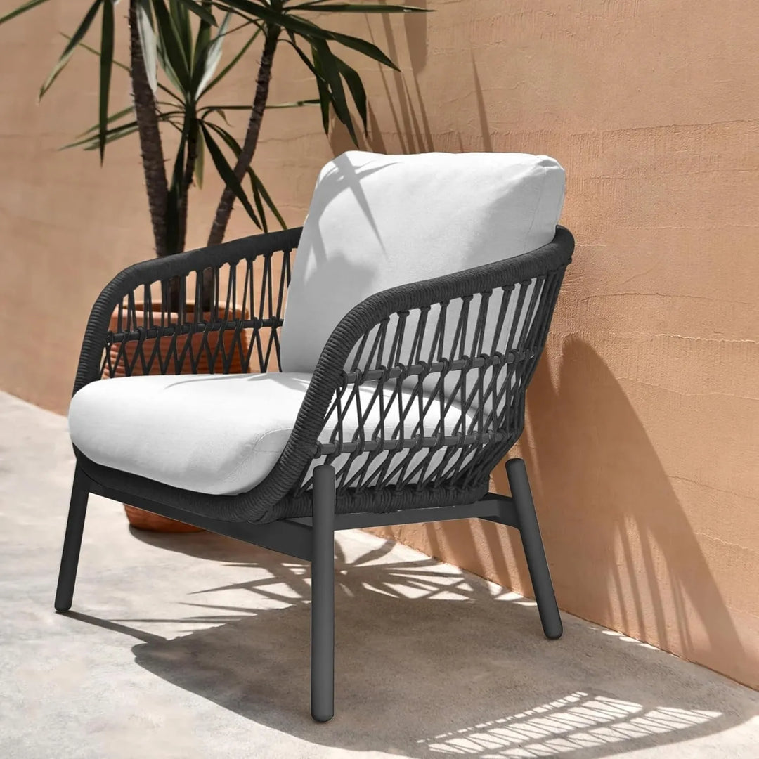 Maitreyi Outdoor 4 Seater Rope Conversation Sofa Set