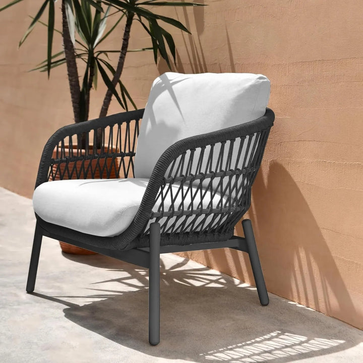 Maitreyi Outdoor 4 Seater Rope Conversation Sofa Set