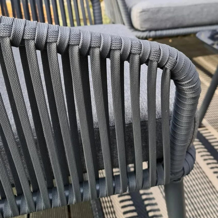 Shen 4 Piece Outdoor All-Weather Rope Sofa Set