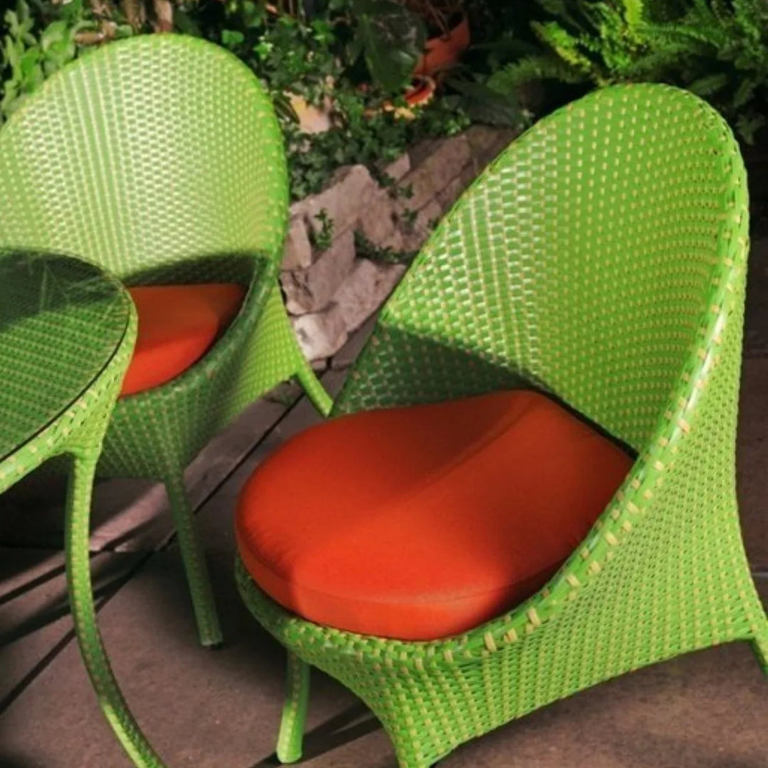 Kiranmayi Outdoor All-Weather Resistant Rattan Wicker 5-Piece Dining Set