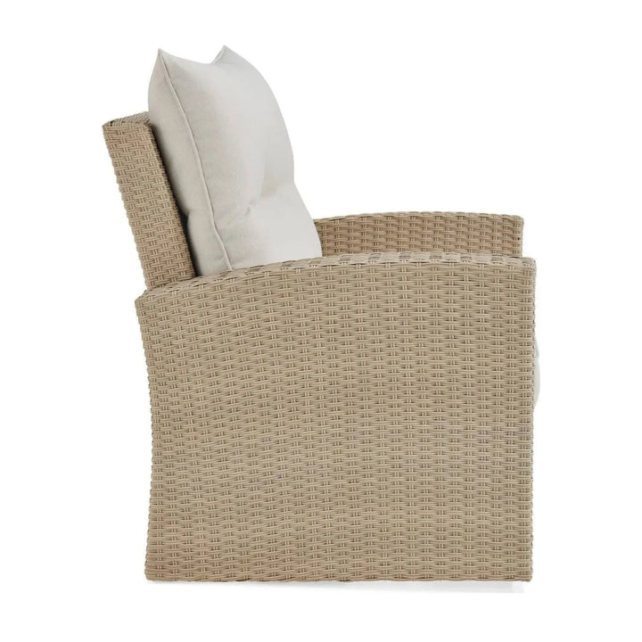 Gisla Outdoor Rattan Wicker 4-Piece Patio Sofa Set