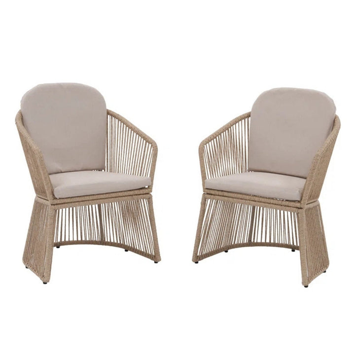 Soledad 2-Piece Outdoor Rope Patio Chairs