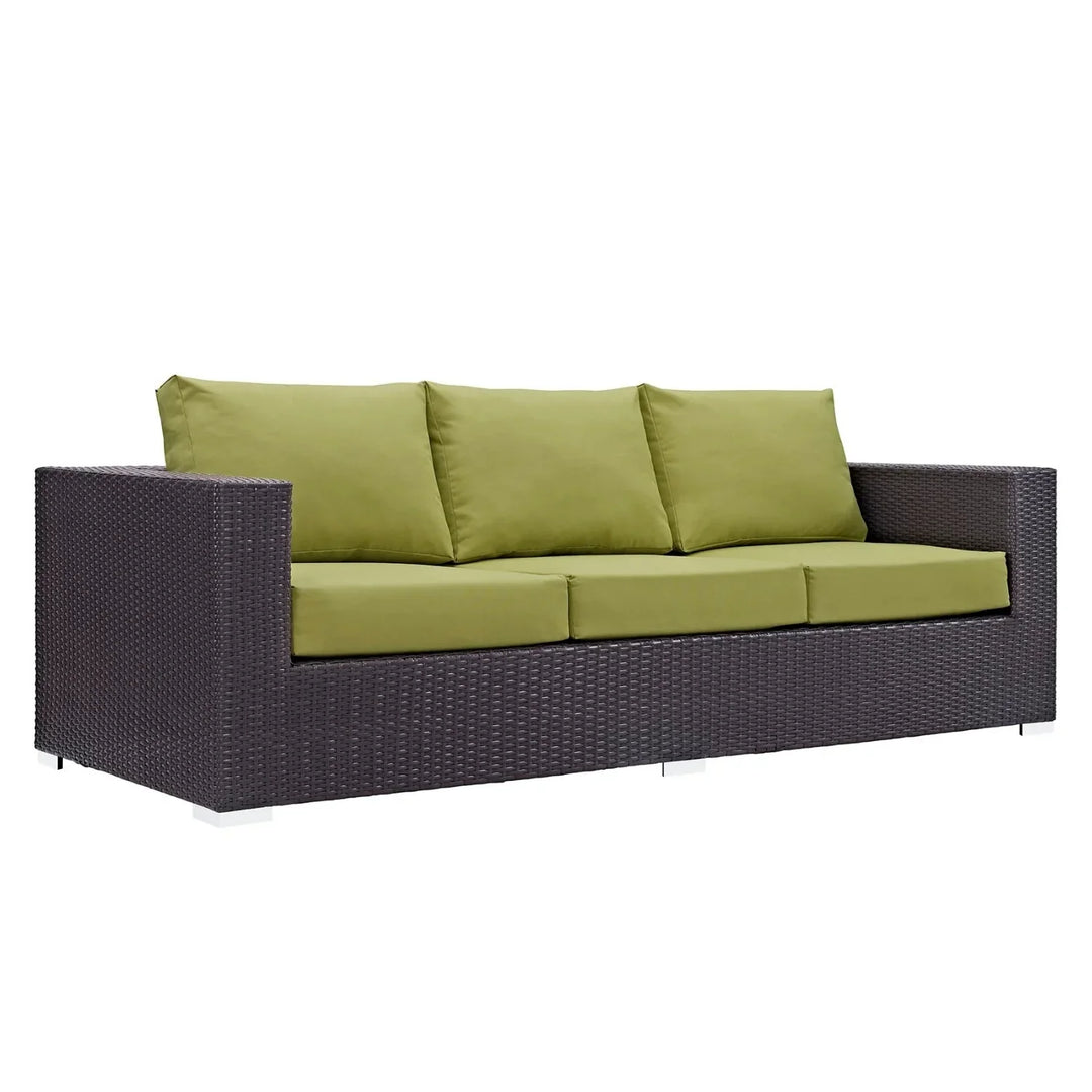 Tamara Outdoor All-Weather Wicker 3-Seater Sofa