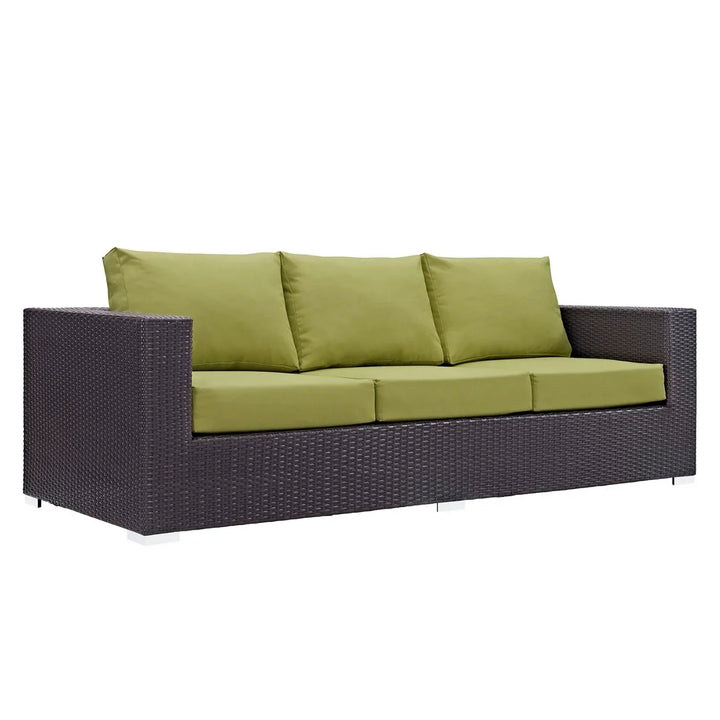 Tamara Outdoor All-Weather Wicker 3-Seater Sofa