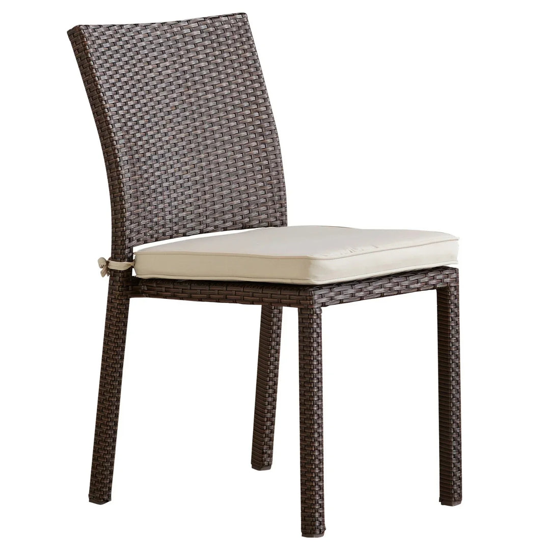 Skylar 1-Piece Outdoor Rattan Wicker Patio Dining Chair