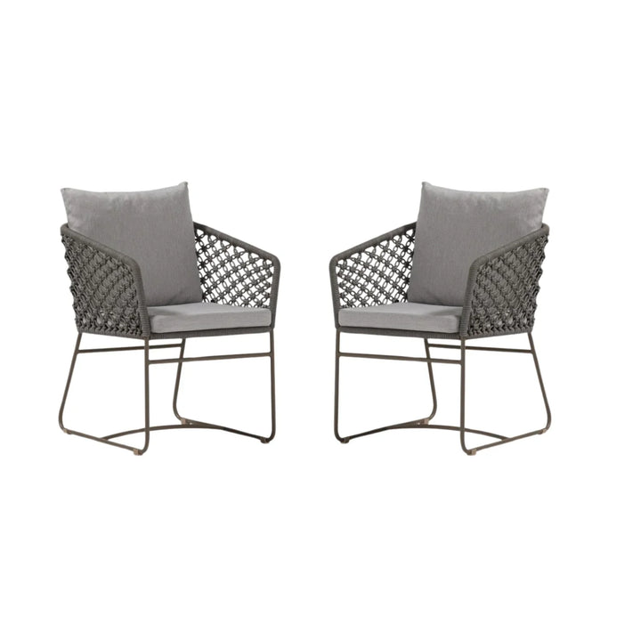Atieno Outdoor Rope 2-Piece Patio Chairs