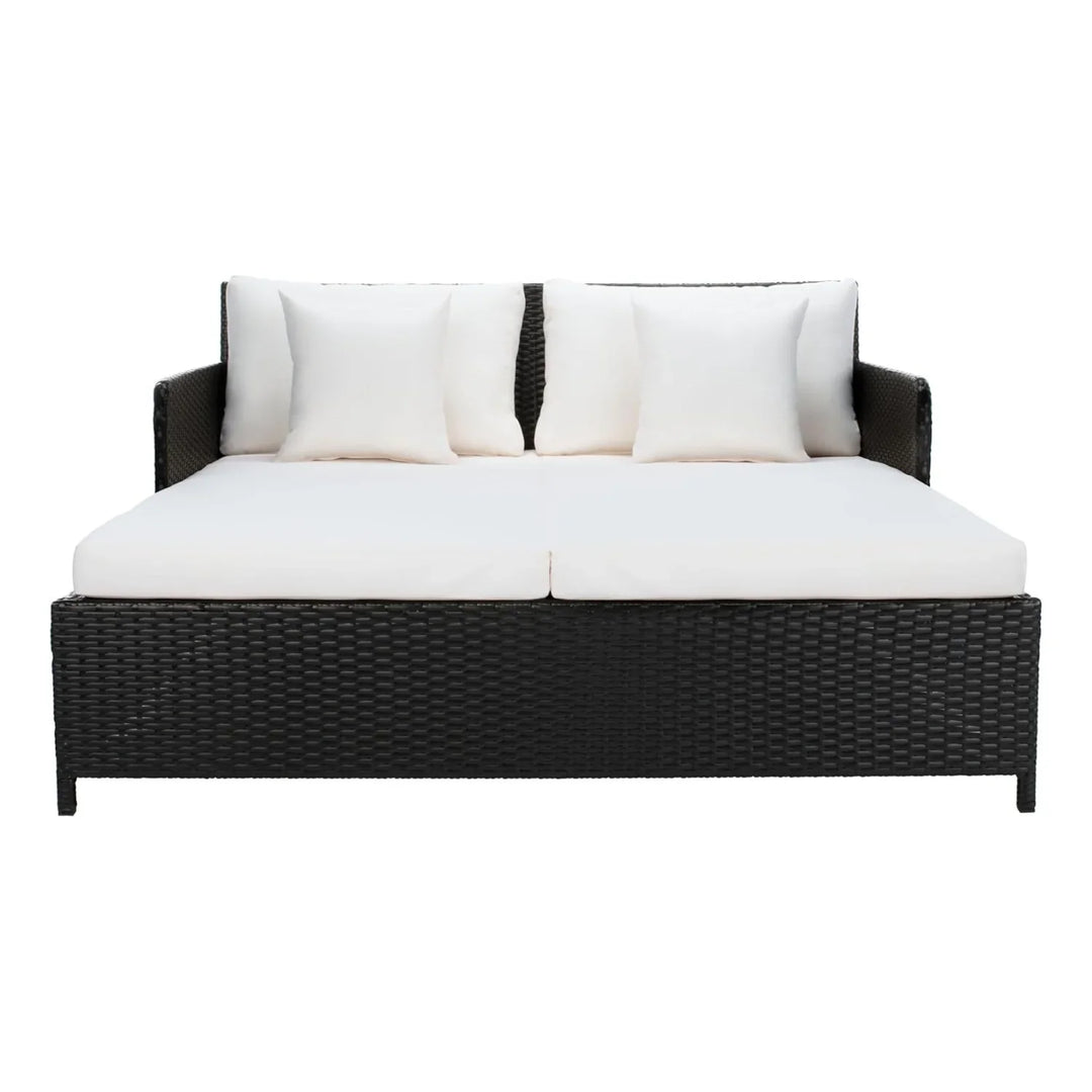 Katinka Outdoor Patio Double Seater Daybed For Garden, Poolside
