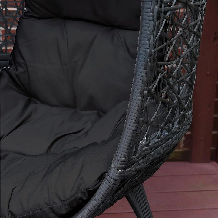 Wafaa Outdoor All-Weather Wicker Egg Chair