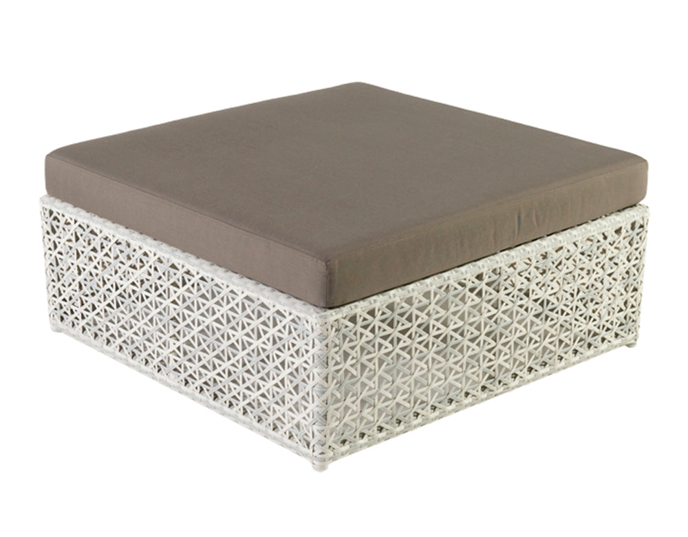 Ludovica Outdoor Patio Sofa Set 6 Chairs , 1 Footstool , 1 Side table and 1 Center Table (Off White)