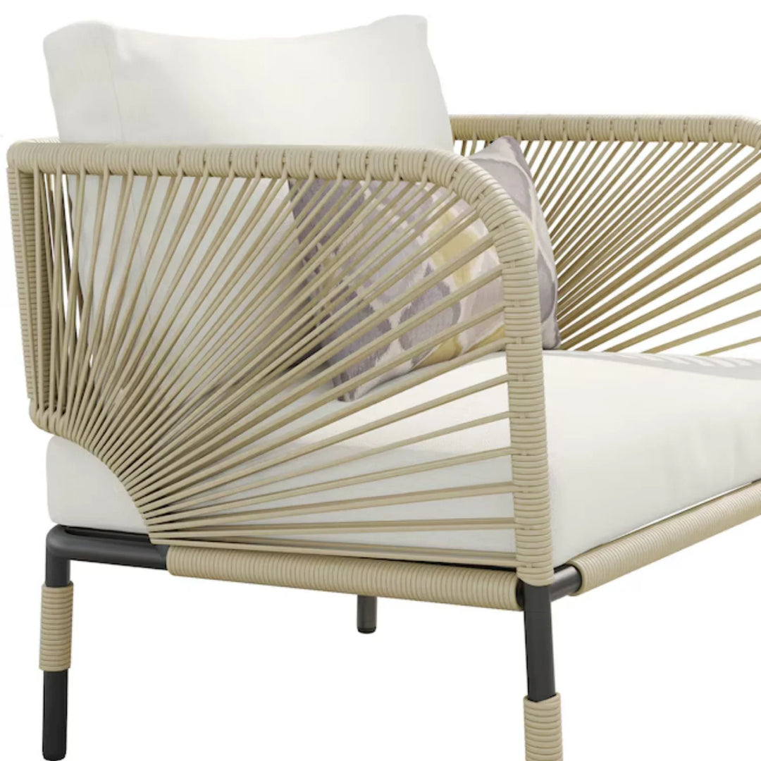 Taylor 3 Piece Garden Outdoor Rope Patio Set