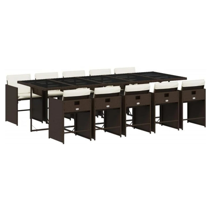 Brooklyn 11-Piece Outdoor Rattan Wicker Dinning Set