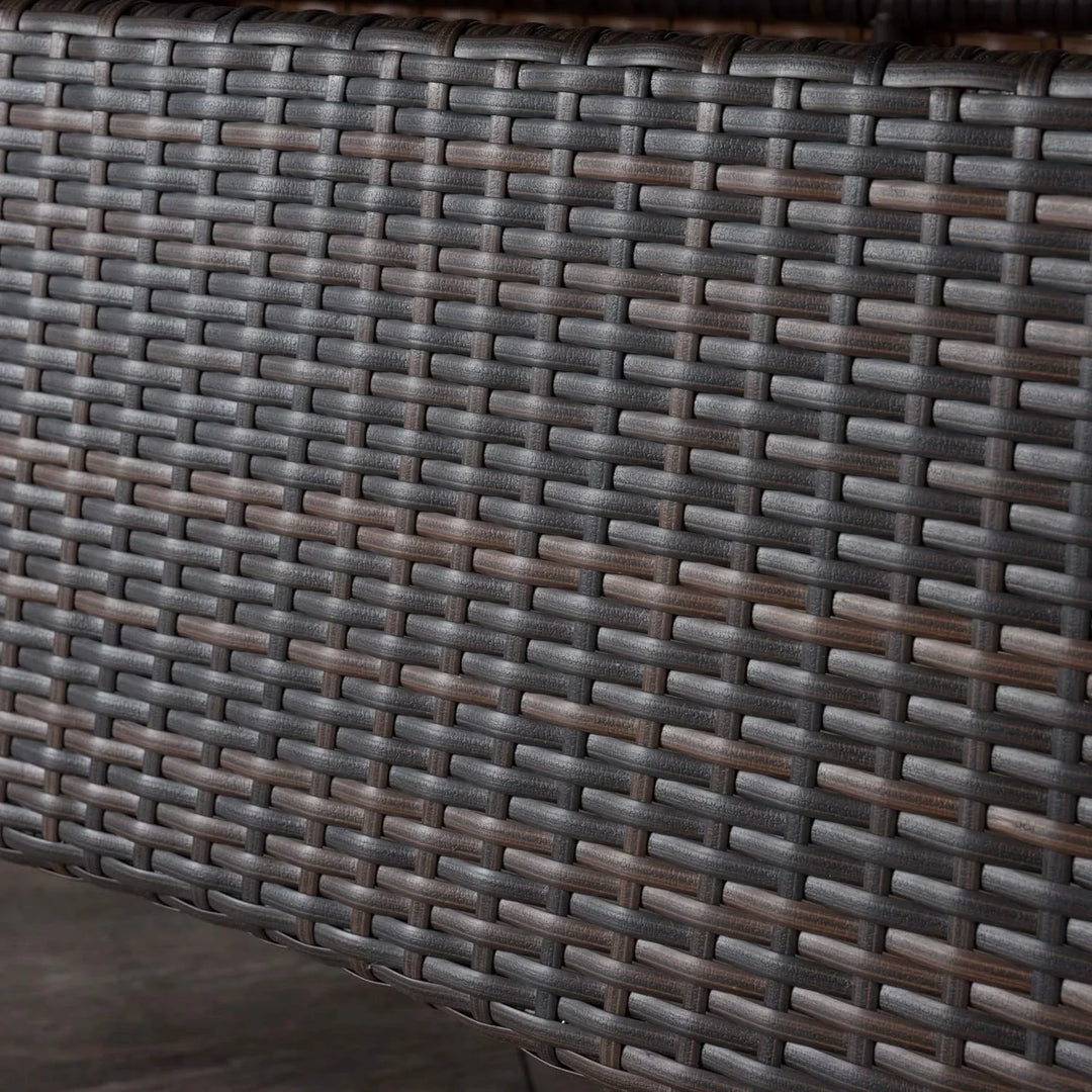 Palesa 7-Piece Outdoor Rattan Wicker Dining Table Set