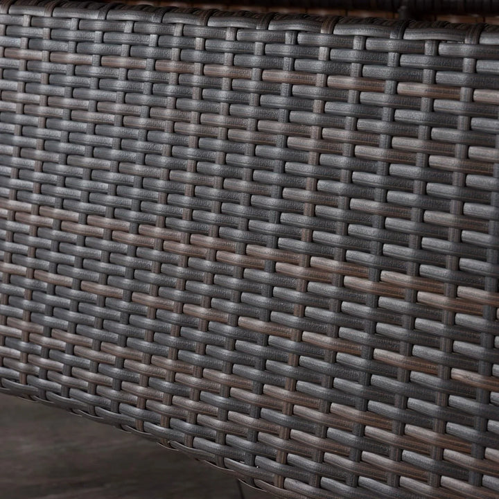 Palesa 7-Piece Outdoor Rattan Wicker Dining Table Set