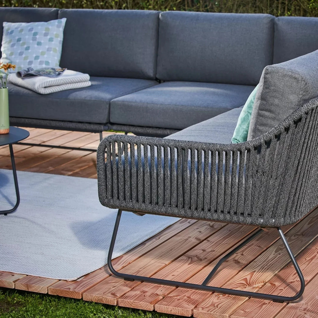 Shan 5-Seater L-Shape Outdoor Rope Sofa Set